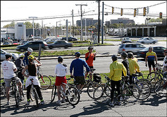 Bicycle tour of Tysons corner with Fairfax Advocates for Better Bicycling