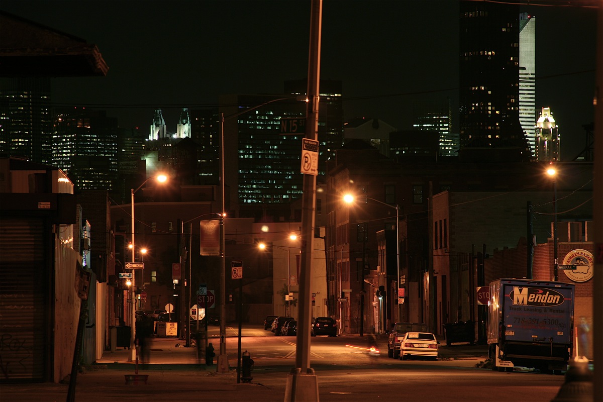 greenpoint at night