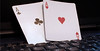 aces cards on computer