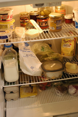 inside the refrigerator