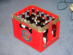 Crate of Paulaner Original Munchner Hell