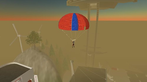 Sky Diving in Second Life (11)