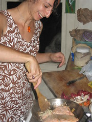 Ysanne cooking