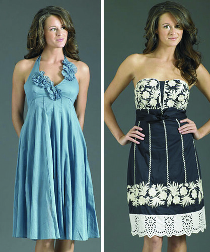  bridesmaid 39s dress for a more casual black and white themed wedding