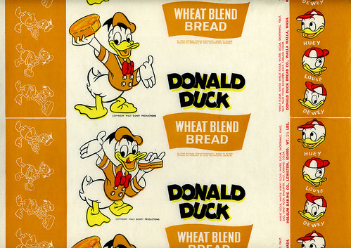 Donald Duck Bread Wrapper da grickily.