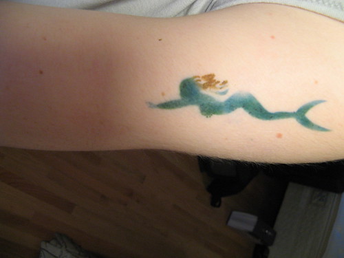 Mermaid tattoos No real tattoos 