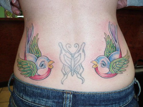 Sparrows tattoo by Jon Poulson by Las Vegas Tattoos by Jon Poulson