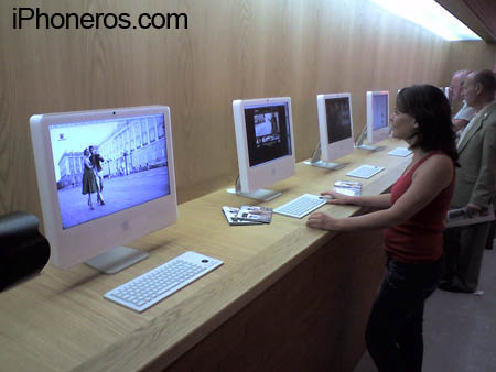 iMacs en el Centro de Turismo de Madrid