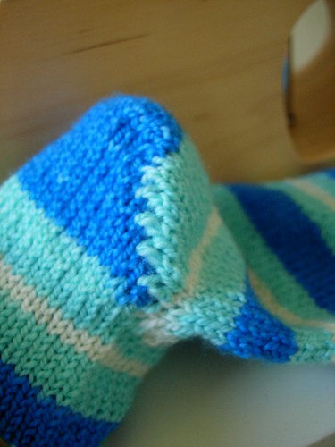 Yarntini heel detail