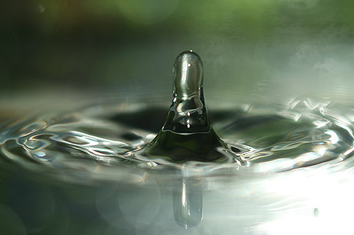 water droplet. water droplet