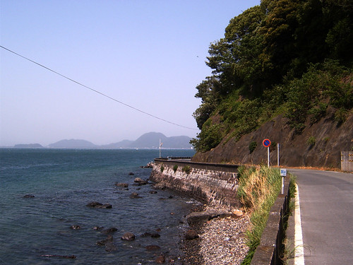 From road Izu Shizuoka prefecture