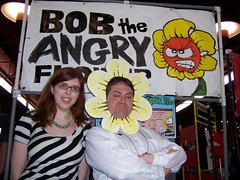 APE 2007: Mikhaela Reid visits the Bob the Angry Flower booth