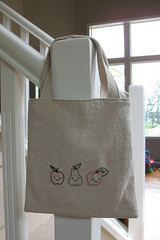 Toddler Tote - Happy Fruit