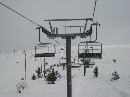 New chair lifts in Äkäslompolo side
