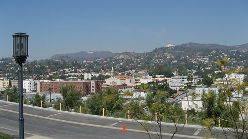 View of Hollywood from Hollyhock House