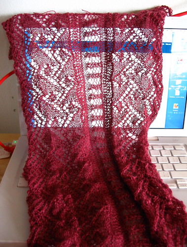 close up lace scarf w/ #20 edging
