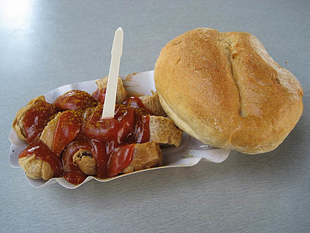 Currywurst from Konnopkes Imbiss, Berlin, Germany