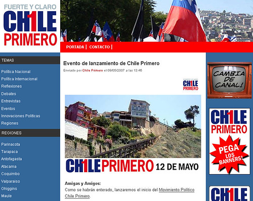 Chile Primero - ricardoroman.cl