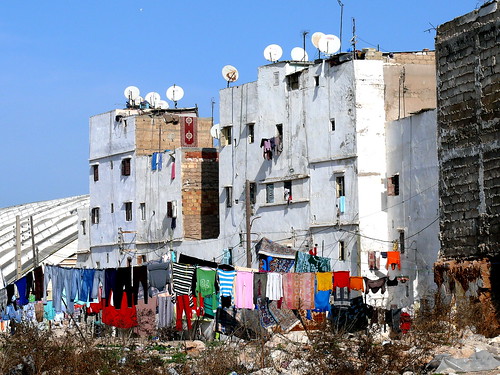 Laundry and Satellite Dishes, Casablanca