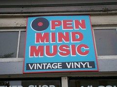 Open Mind storefront sign