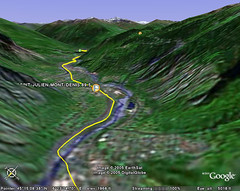 Tour De France in Google Earth