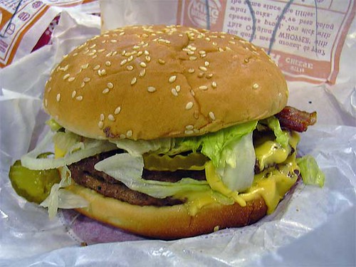 Whopper hamburger from Burger King, http://farm1.static.flickr.com/22/32482829_7f7a8a5283.jpg