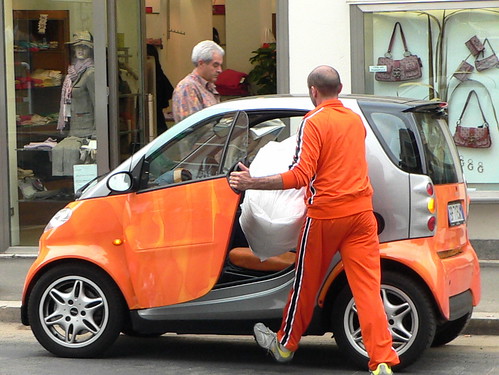 Orange Shirt Orange Pants Orange Car by Mermaniac