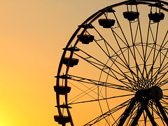 Ferris Wheel at sunset