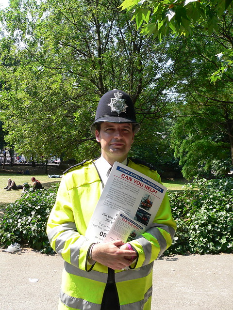 Policeman at Euston