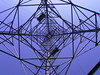 Iron tower of power line