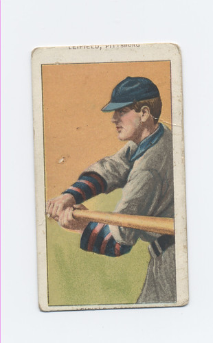 1909 T206 Lefty Leifield batting front