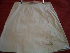 Finished wrap skirt