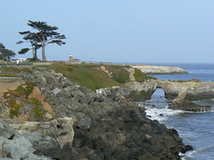 Coastline along Cliff Drive in Santa Cruz