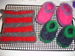 felting completed