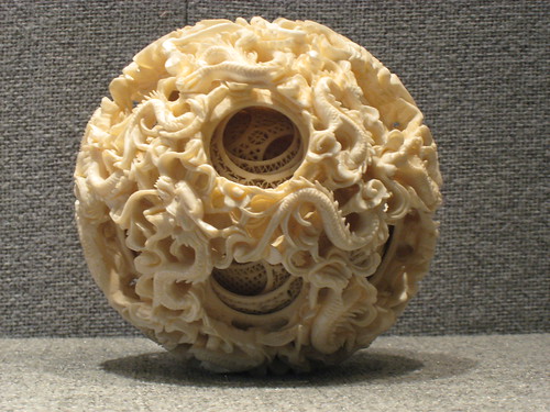 Intricately carved ivory puzzle ball at the Chen Family Temple -- Could you carve this?