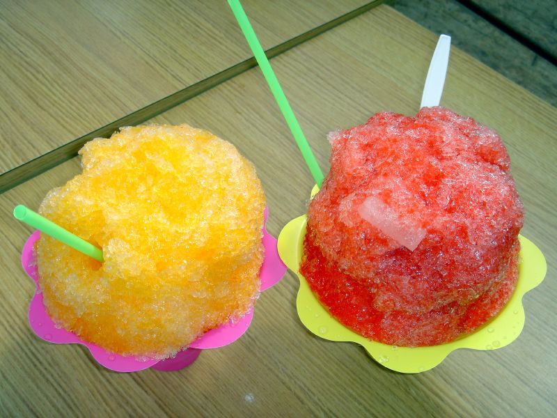 Passion Fruit and Watermelon Ices