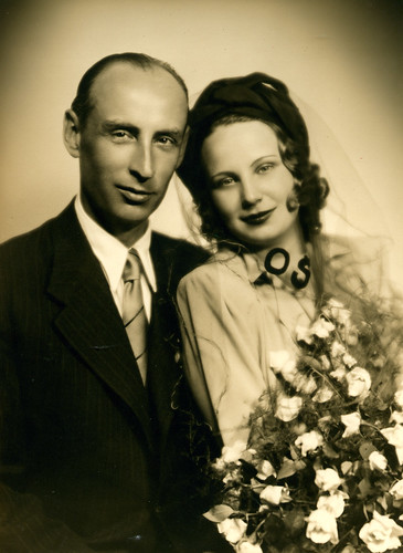 Ferdinand and Olga on their wedding day
