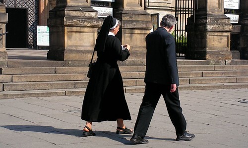 Krakow Couple - Nun and Priest!