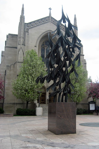 'Free at Last' sculpture, Marsh Chapel, Boston University