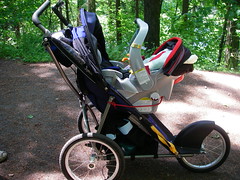 Combo Jogging Stroller and Car Seat
