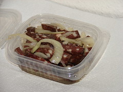 Blutwurst Salat