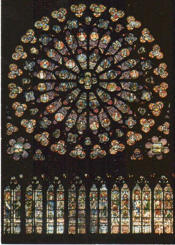 notre dame paris. Stained Glass Notre Dame Paris