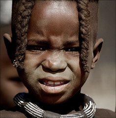 Himba Child (gunnisal) Tags: world africa portrait people colors child faces african culture tribal safari afrika tribe ethnic namibia tribo himba afrique ethnology tribu peopleschoice namibie tribus ethnie ovahimba