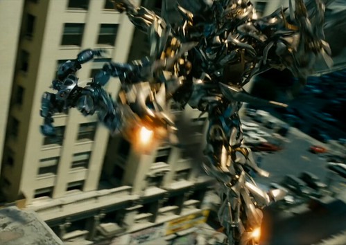 Transformers pelicula Megatron contra Jazz