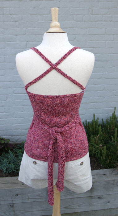 Lace Accent Tank - back