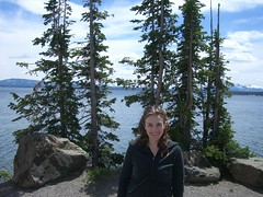 Jessica at Lake Yellowstone