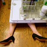 she always said that crappy dishwasher would be the death of her...