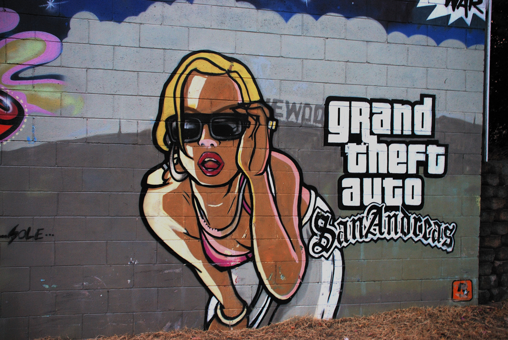 gta sa graffiti. Graffiti GTA San Andreas