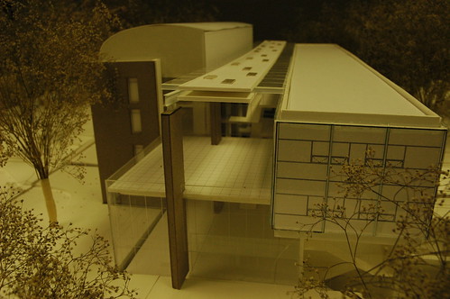 UW Architectural Commission, model of the new Business School building on the Seattle campus