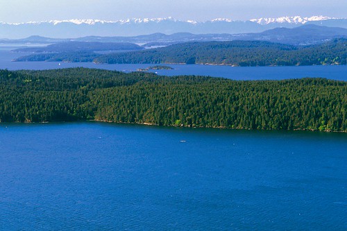 Prevost Island from Mount Sutil, Olympic Range Mountains by Lony Rockafella | Photography.